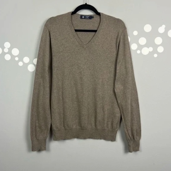 J. Crew Cotton Cashmere V-Neck Knit Pullover Sweater - Picture 2 of 6